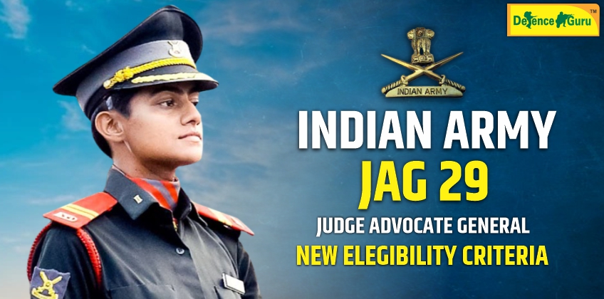 Indian Army JAG 29th Notification Out, Apply Now